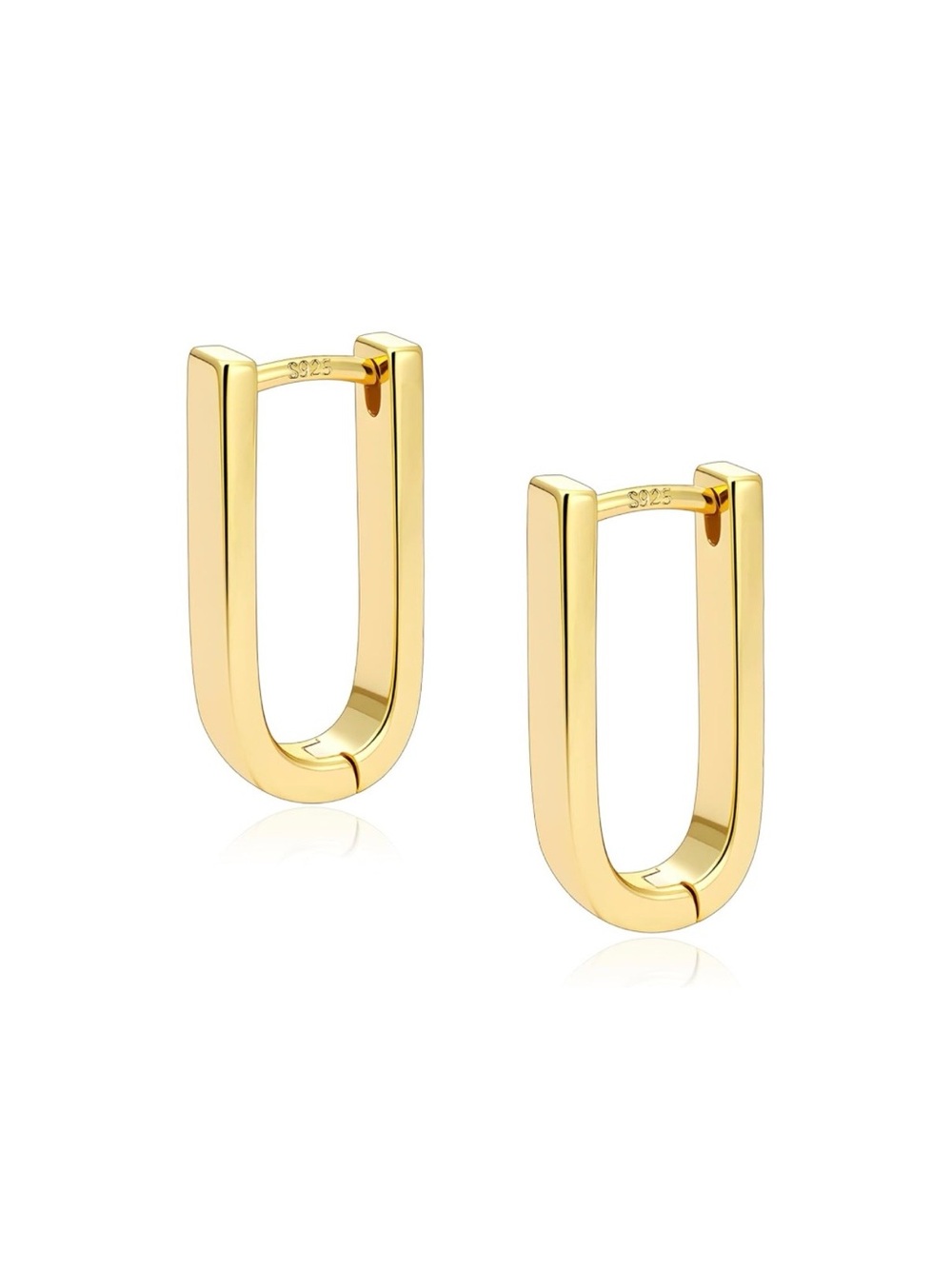 Gorjana Gold & Silver Link Hoop Earrings